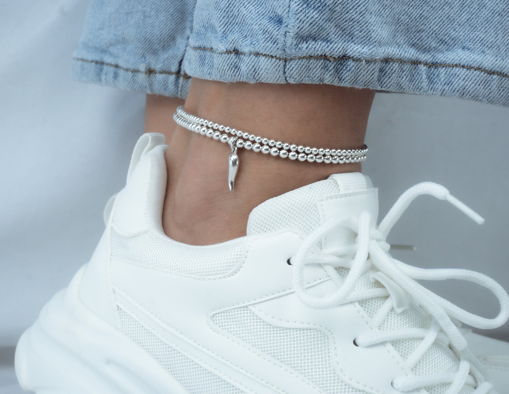 Italian Horn Anklet