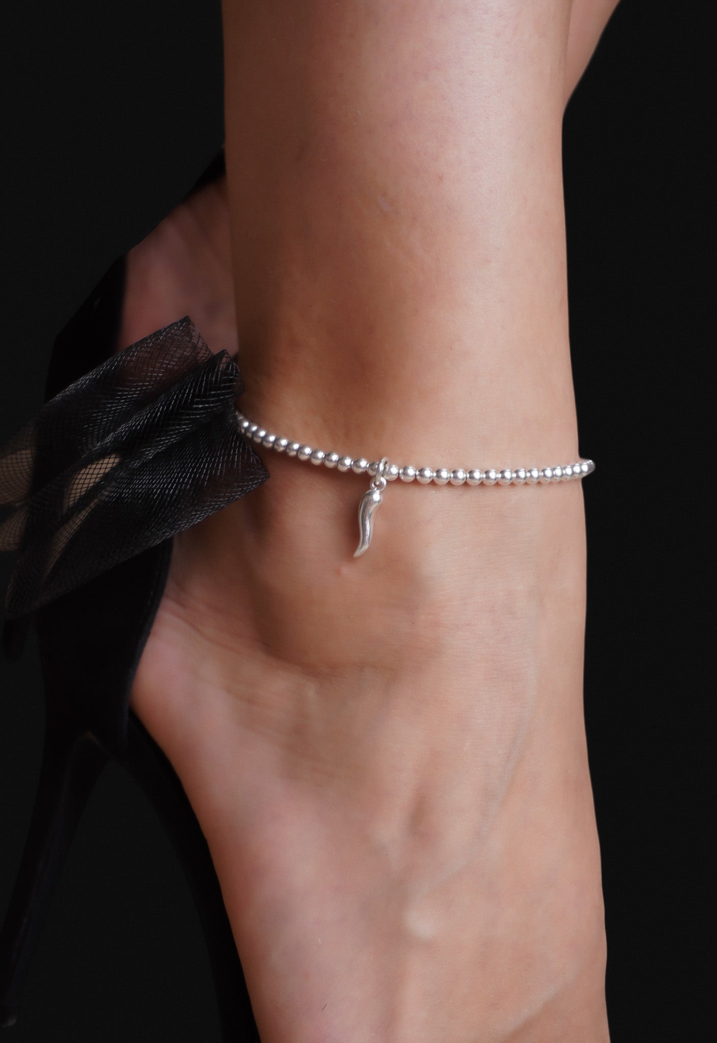 Italian Horn Anklet