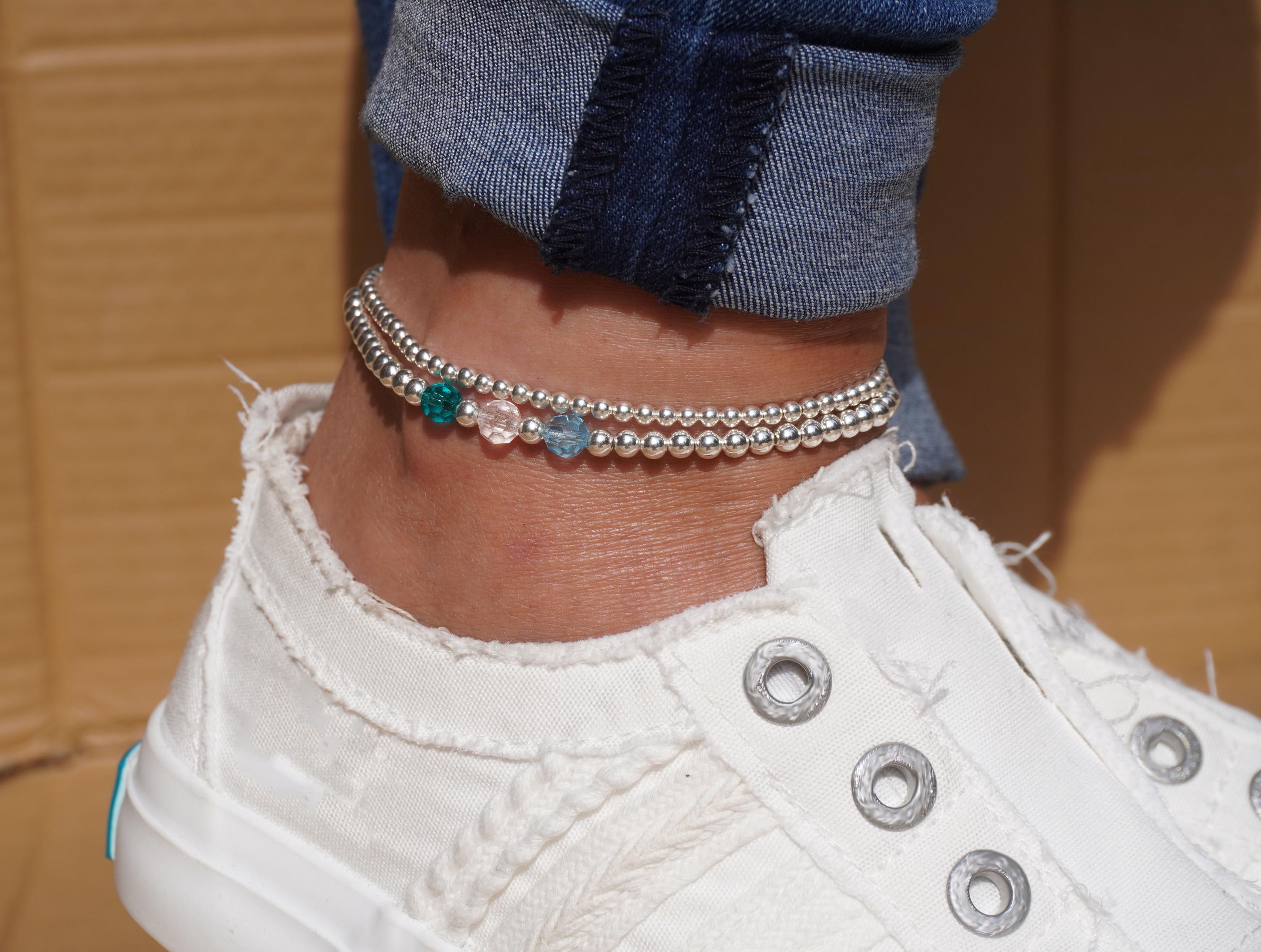 Swarovski Birthstone Anklet